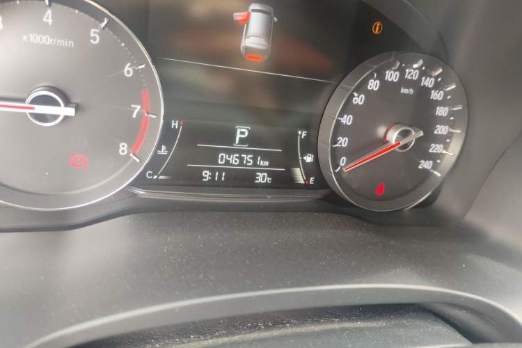 Used Honda Avancier 2017 240TURBO Two-Wheel Drive Comfort Version Odometer Close Up