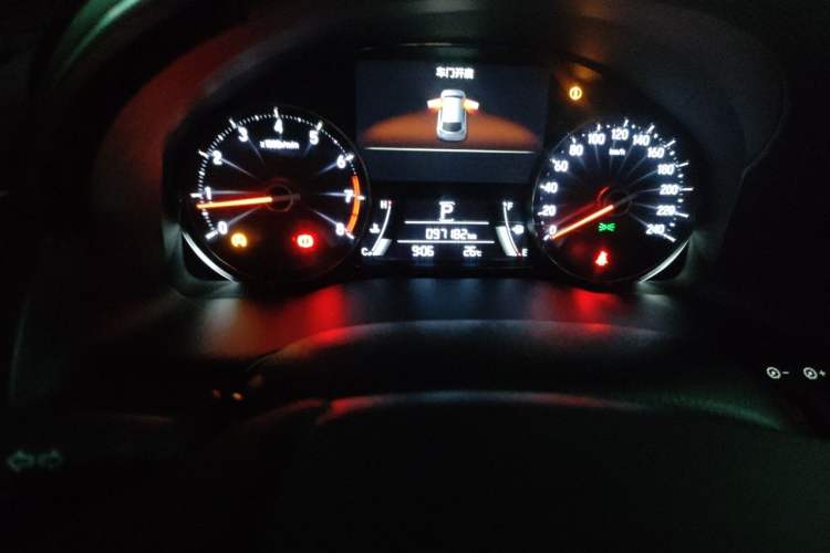 Used Honda Avancier 2017 240TURBO Two-Wheel Drive Comfort Version Odometer Close Up