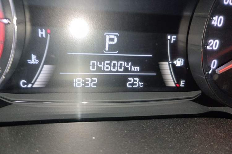 Used Honda Avancier 2017 370TURBO 2WD Luxury Edition Odometer Close Up