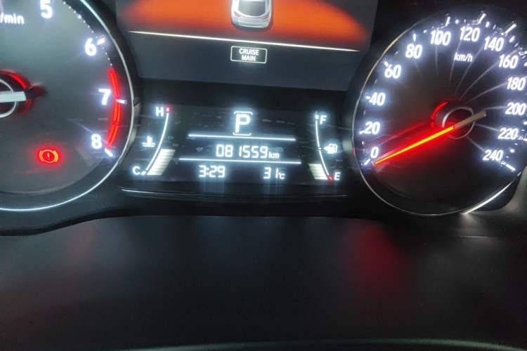 Used Honda Avancier 2017 240TURBO Two-Wheel Drive Elite Edition Odometer Close Up