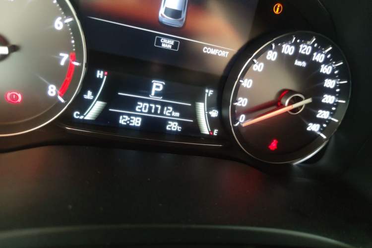 Used Honda Avancier 2017 370TURBO Four-Wheel Drive Prestige Edition Odometer Close Up