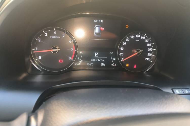 Used Honda Avancier 2017 240TURBO Two-Wheel Drive Premium Edition Odometer Close Up