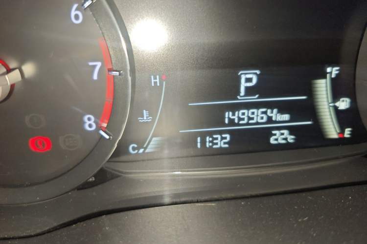 Used Honda Avancier 2017 240TURBO Two-Wheel Drive Elite Edition Odometer Close Up