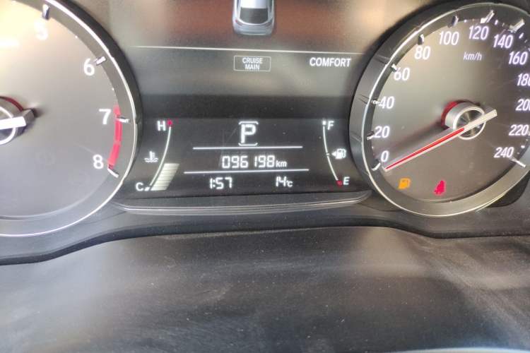 Used Honda Avancier 2017 370TURBO 2WD Luxury Edition Odometer Close Up