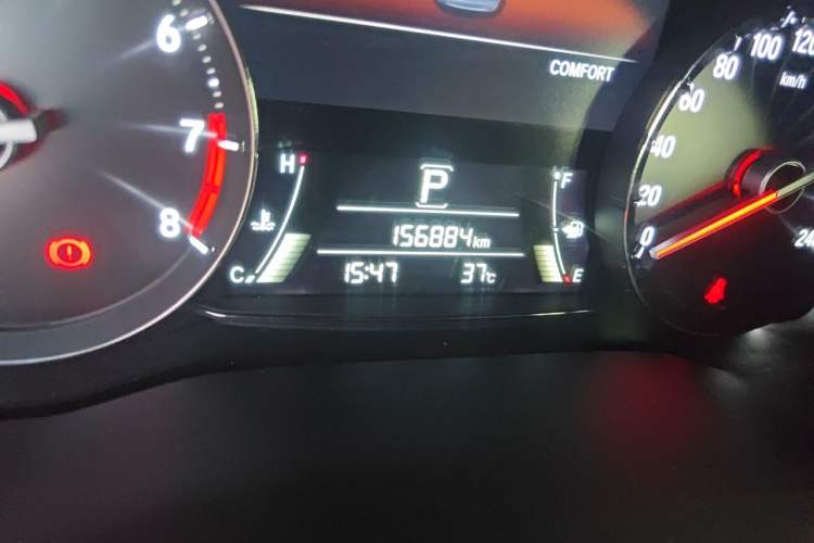 Used Honda Avancier 2017 370TURBO Four-Wheel Drive Prestige Edition Odometer Close Up