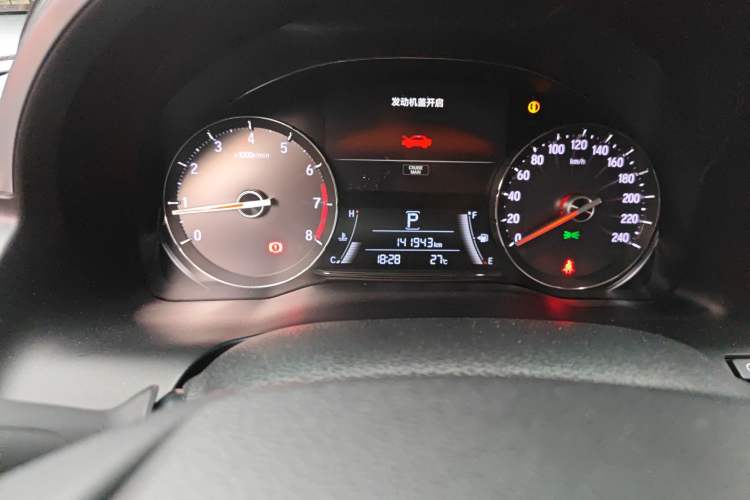 Used Honda Avancier 2017 240TURBO Two-Wheel Drive Comfort Version Odometer Close Up