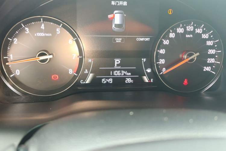 Used Honda Avancier 2017 370TURBO 2WD Luxury Edition Odometer Close Up