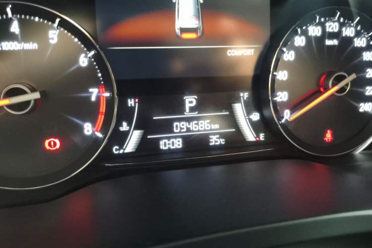 Used Honda Avancier 2017 370TURBO 2WD Luxury Edition Odometer Close Up