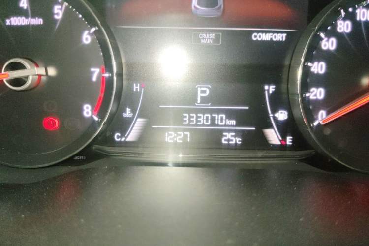 Used Honda Avancier 2017 370TURBO Four-Wheel Drive Prestige Edition Odometer Close Up