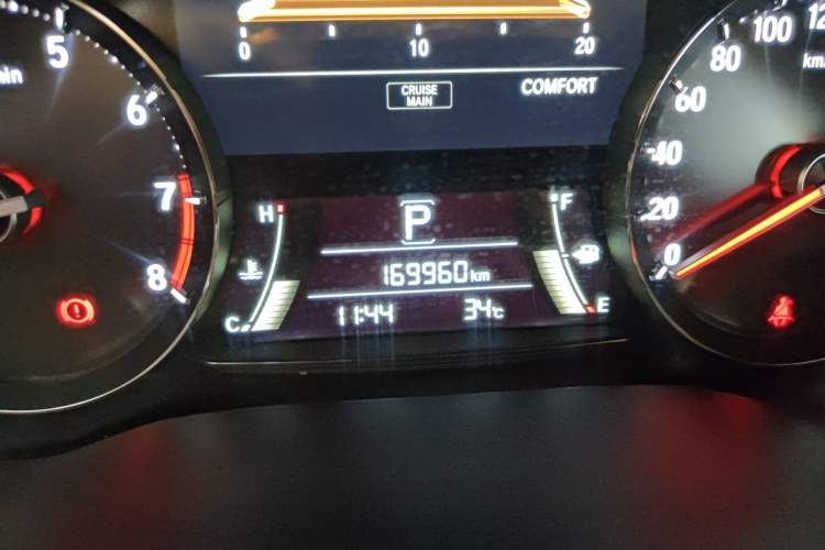 Used Honda Avancier 2017 370TURBO Four-Wheel Drive Prestige Edition Odometer Close Up