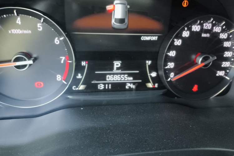 Used Honda Avancier 2017 370TURBO 2WD Luxury Edition Odometer Close Up