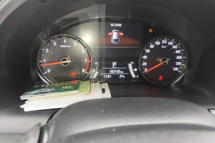 Used Honda Avancier 2017 240TURBO Two-Wheel Drive Comfort Version Odometer Close Up