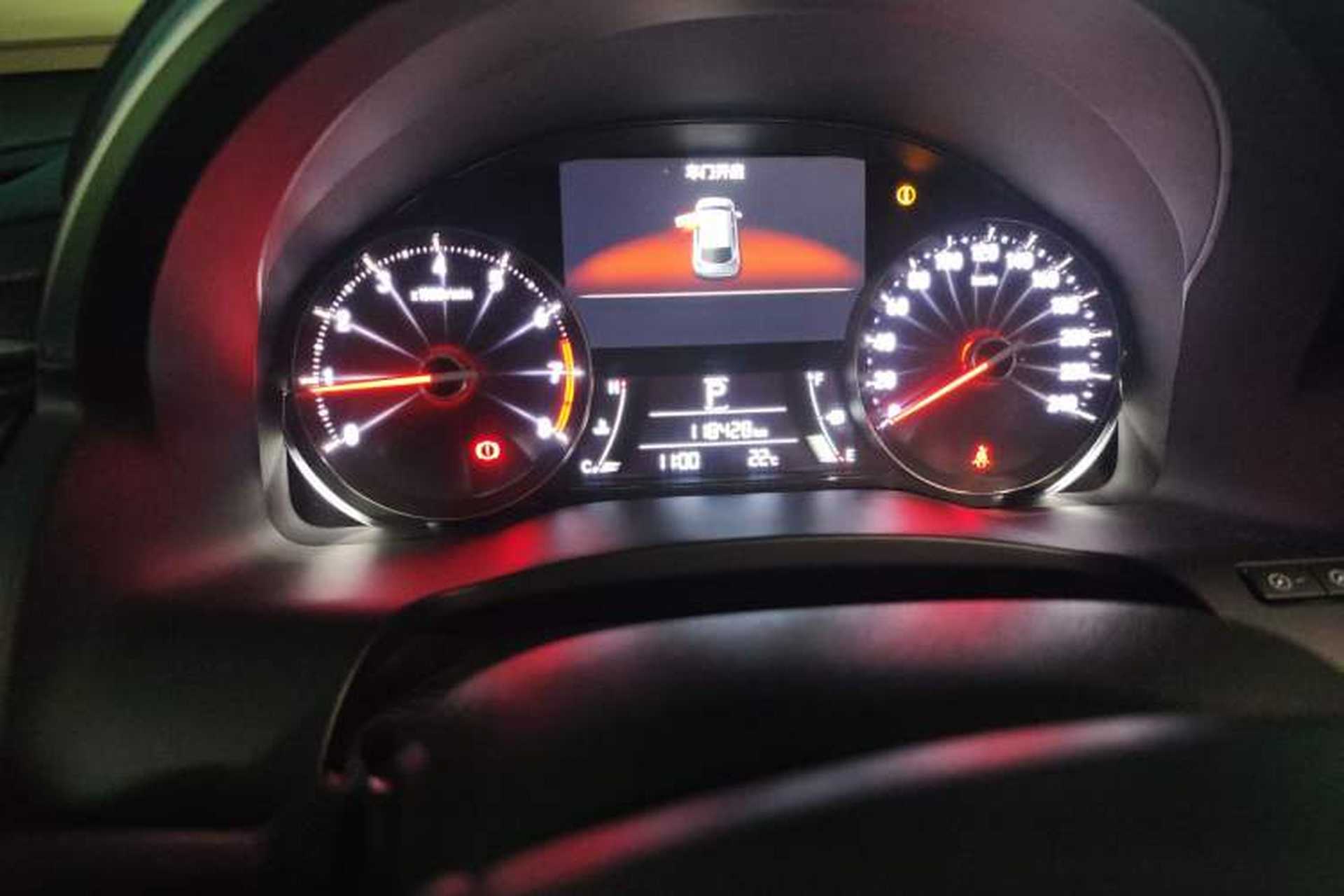 Used Honda Avancier 2017 240TURBO Two-Wheel Drive Premium Edition Odometer Close Up