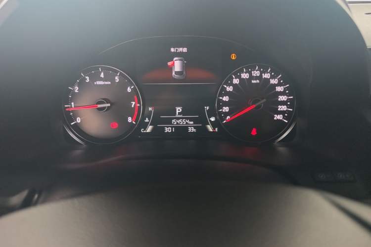 Used Honda Avancier 2017 240TURBO Two-Wheel Drive Premium Edition Odometer Close Up