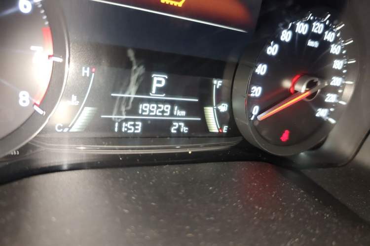 Used Honda Avancier 2017 240TURBO Two-Wheel Drive Comfort Version Odometer Close Up