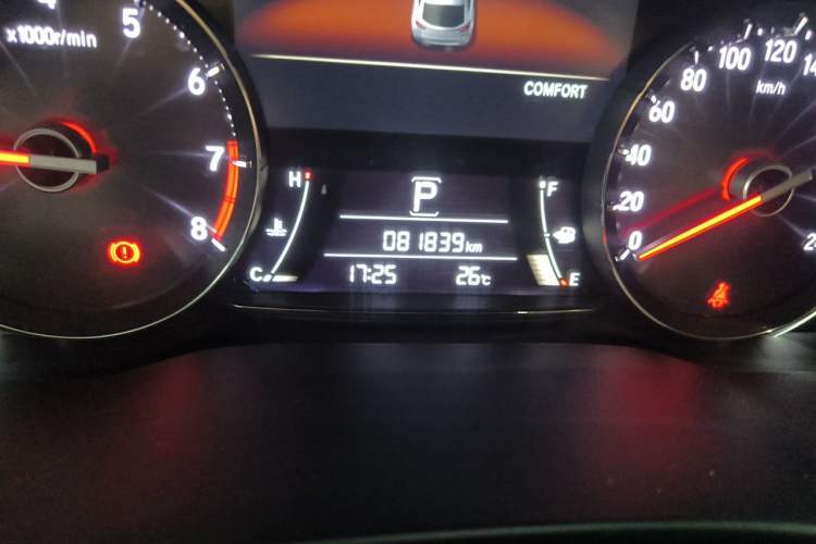 Used Honda Avancier 2017 370TURBO 2WD Luxury Edition Odometer Close Up