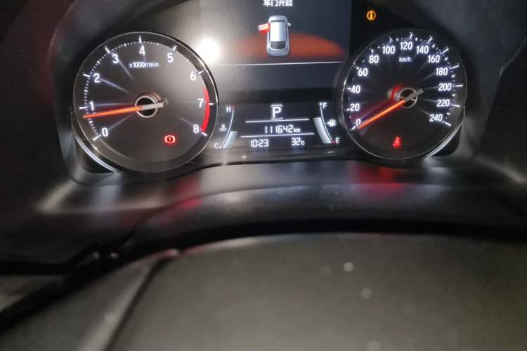 Used Honda Avancier 2017 240TURBO Two-Wheel Drive Luxury Edition Odometer Close Up