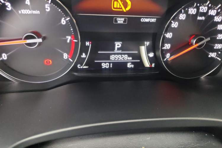 Used Honda Avancier 2017 370TURBO 2WD Luxury Edition Odometer Close Up