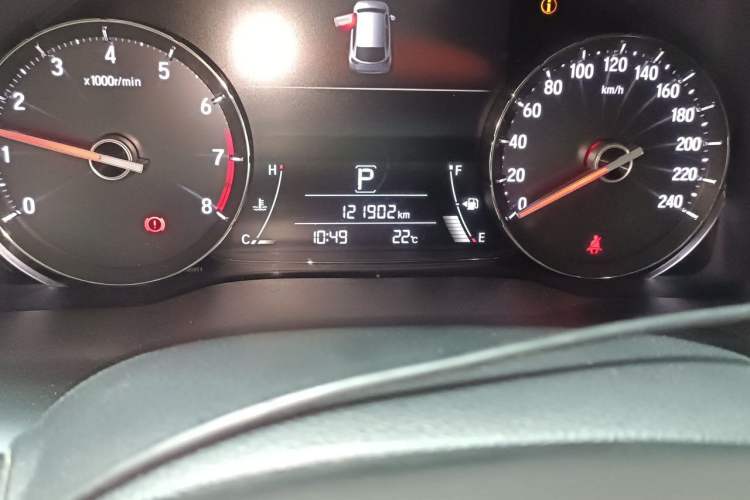 Used Honda Avancier 2017 240TURBO Two-Wheel Drive Elite Edition Odometer Close Up