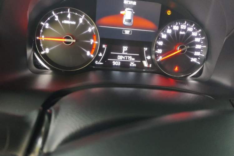 Used Honda Avancier 2017 240TURBO Two-Wheel Drive Premium Edition Odometer Close Up