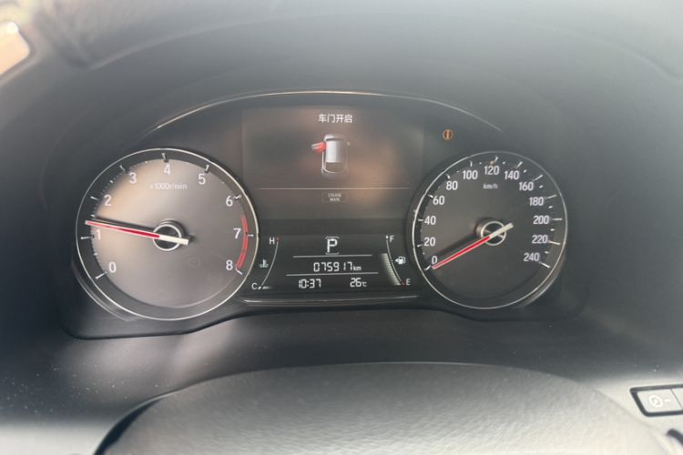 Used Honda Avancier 2017 240TURBO Two-Wheel Drive Luxury Edition Odometer Close Up