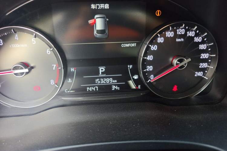 Used Honda Avancier 2017 370TURBO 2WD Luxury Edition Odometer Close Up