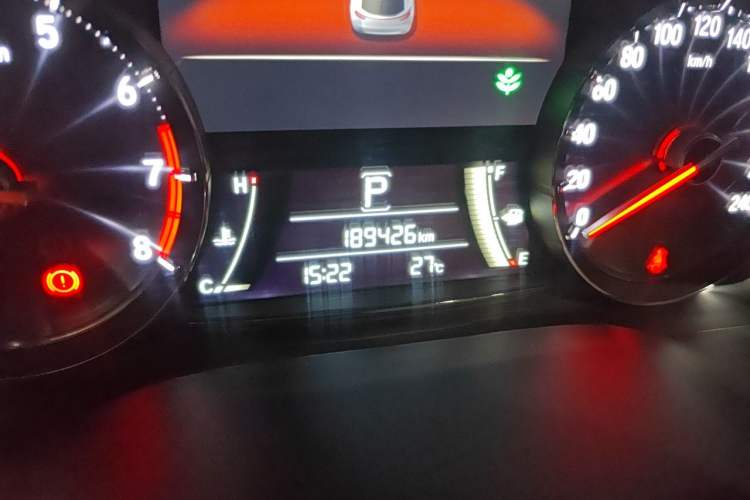 Used Honda Avancier 2017 240TURBO Two-Wheel Drive Comfort Version Odometer Close Up