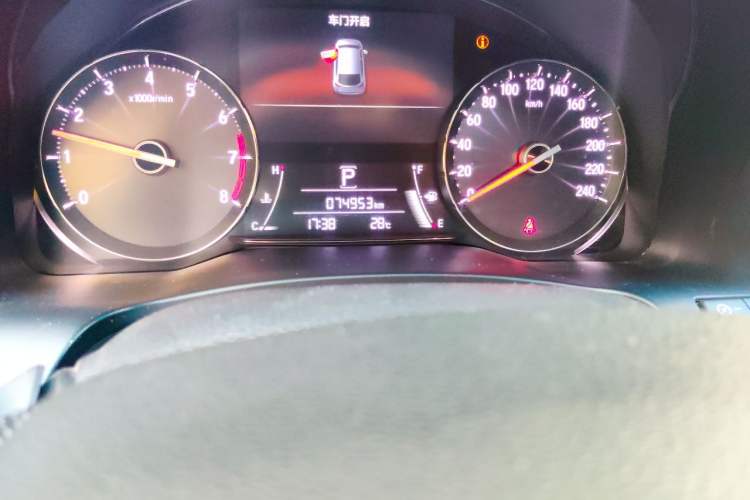 Used Honda Avancier 2017 240TURBO Two-Wheel Drive Premium Edition Odometer Close Up
