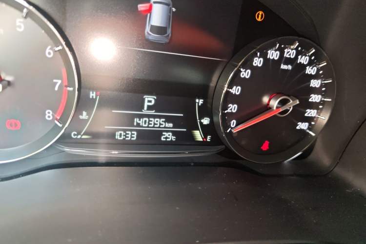 Used Honda Avancier 2017 240TURBO Two-Wheel Drive Premium Edition Odometer Close Up