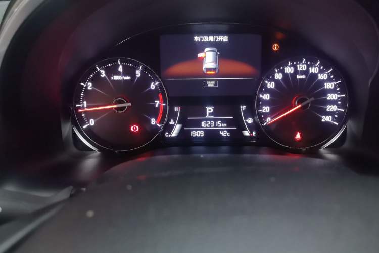 Used Honda Avancier 2017 240TURBO Two-Wheel Drive Luxury Edition Odometer Close Up