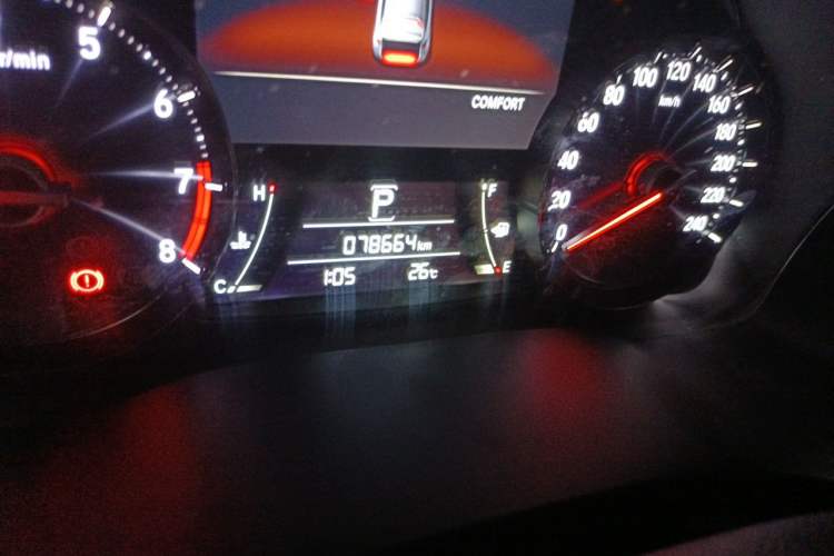 Used Honda Avancier 2017 370TURBO 2WD Luxury Edition Odometer Close Up