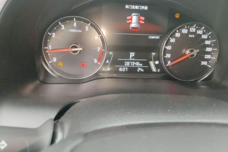 Used Honda Avancier 2017 370TURBO Four-Wheel Drive Prestige Edition Odometer Close Up