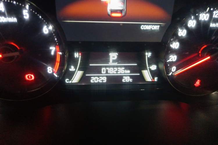 Used Honda Avancier 2017 370TURBO Four-Wheel Drive Prestige Edition Odometer Close Up