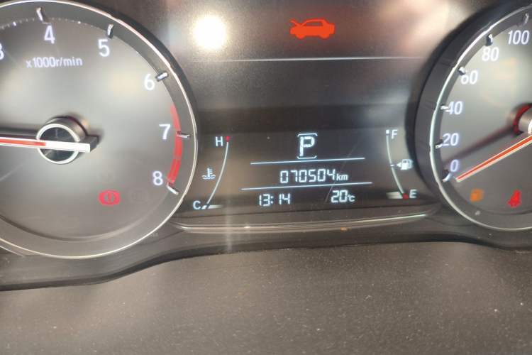 Used Honda Avancier 2017 240TURBO Two-Wheel Drive Comfort Version Odometer Close Up