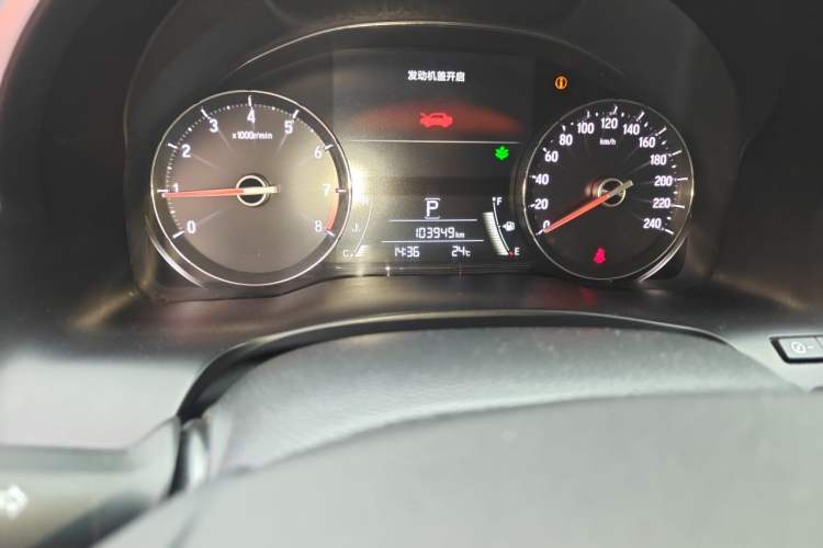Used Honda Avancier 2017 370TURBO Four-Wheel Drive Prestige Edition Odometer Close Up