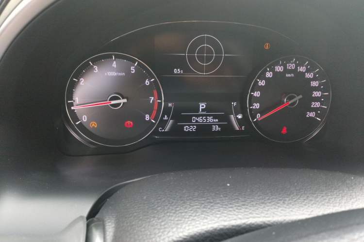 Used Honda Avancier 2017 240TURBO Two-Wheel Drive Elite Edition Odometer Close Up