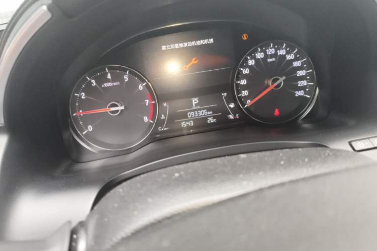 Used Honda Avancier 2017 240TURBO Two-Wheel Drive Elite Edition Odometer Close Up