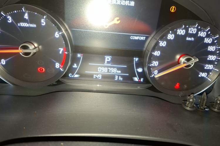 Used Honda Avancier 2017 370TURBO 2WD Luxury Edition Odometer Close Up