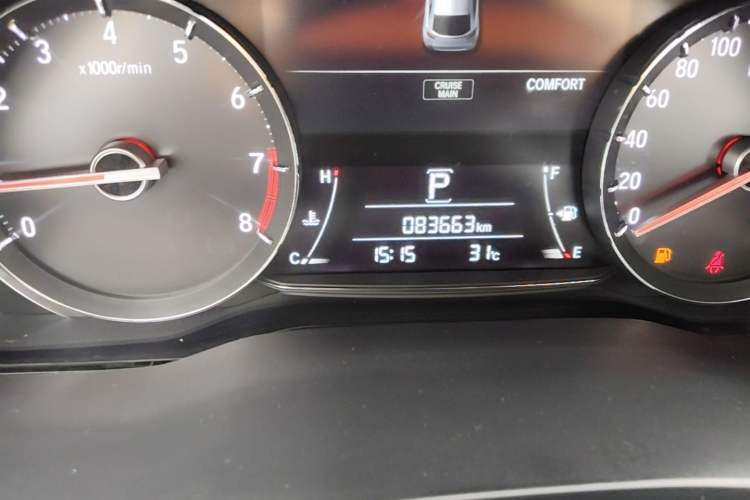Used Honda Avancier 2017 370TURBO Four-Wheel Drive Prestige Edition Odometer Close Up
