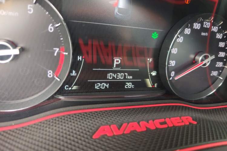 Used Honda Avancier 2017 370TURBO Four-Wheel Drive Prestige Edition Odometer Close Up