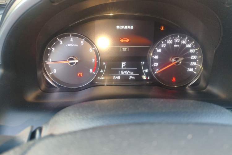 Used Honda Avancier 2017 240TURBO Two-Wheel Drive Elite Edition Odometer Close Up