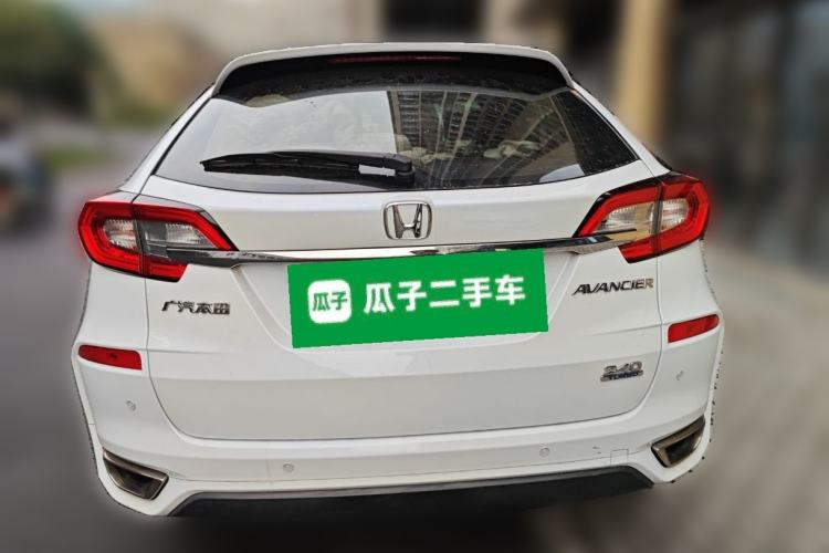 Used Honda Avancier 2017 240TURBO Two-Wheel Drive Comfort Version Rear