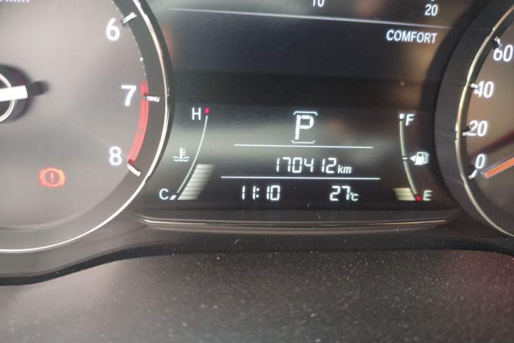 Used Honda Avancier 2017 370TURBO Four-Wheel Drive Prestige Edition Odometer Close Up