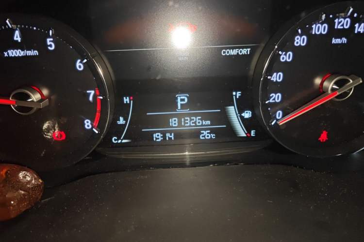 Used Honda Avancier 2017 370TURBO Four-Wheel Drive Prestige Edition Odometer Close Up