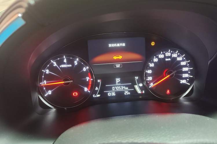 Used Honda Avancier 2017 240TURBO Two-Wheel Drive Premium Edition Odometer Close Up
