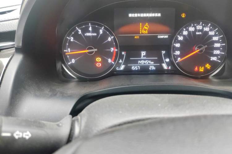Used Honda Avancier 2017 370TURBO Four-Wheel Drive Supreme Edition Odometer Close Up