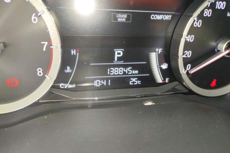 Used Honda Avancier 2017 370TURBO Four-Wheel Drive Prestige Edition Odometer Close Up