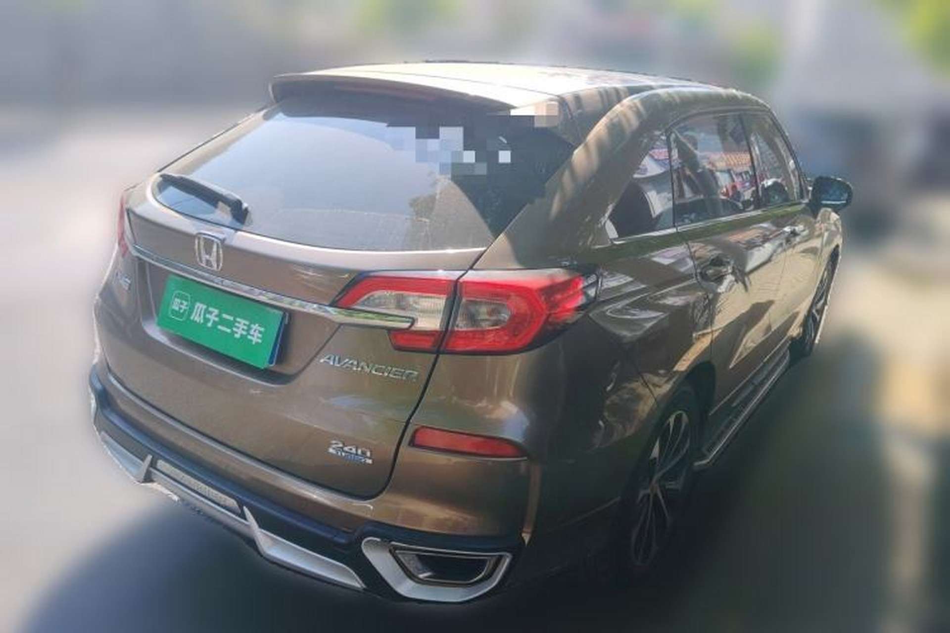 Used Honda Avancier 2017 240TURBO Two-Wheel Drive Luxury Edition Rear Right 45 Deg