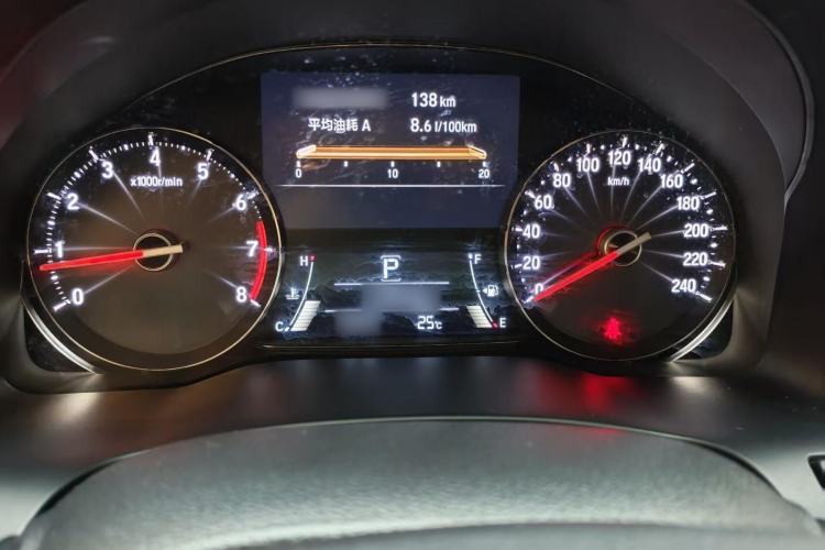 Used Honda Avancier 2019 240TURBO Two-Wheel Drive Elite Edition Instrument Cluster