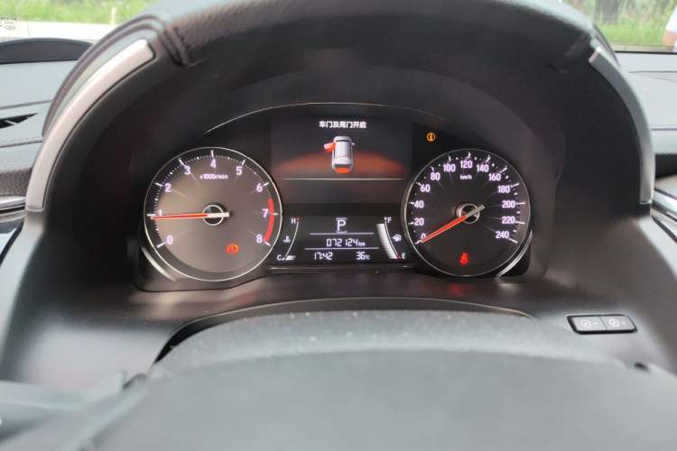 Used Honda Avancier 2019 240TURBO Two-Wheel Drive Luxury Edition Odometer Close Up
